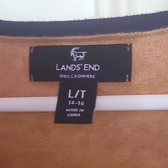 NWOT LAND'S END  cashmere sweater - Picture 3 of 5